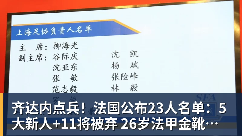 齐达内点兵！法国公布23人名单：5大新人+11将被弃 26岁法甲金靴圆梦