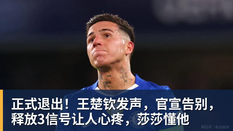正式退出！王楚钦发声，官宣告别，释放3信号让人心疼，莎莎懂他